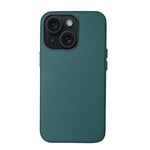 Custodia per telefono con cover posteriore in PU con grana di agnello, For iPhone 15