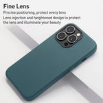 Custodia per telefono con cover posteriore in PU con grana di agnello, For iPhone 15