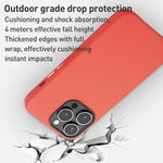 Custodia per telefono con cover posteriore in PU con grana di agnello, For iPhone 15