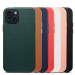 Custodia per telefono con cover posteriore in PU con grana di agnello, For iPhone 15