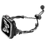 Bracciale intrecciato con cinturino in metallo con diamanti, For Apple Watch SE 40mm, For Apple Watch SE 44mm, For Apple Watch 6 40mm, For Apple Watch Series 6 44mm