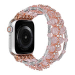Cinturino per orologio con braccialetto di diamanti con perline, For Apple Watch SE 2022 40mm, For Apple Watch SE 2022 44mm, For Apple Watch Series 7 41mm, For Apple Watch Series 7 45mm, For Apple Watch SE 40mm, For Apple Watch SE 44mm                 ...