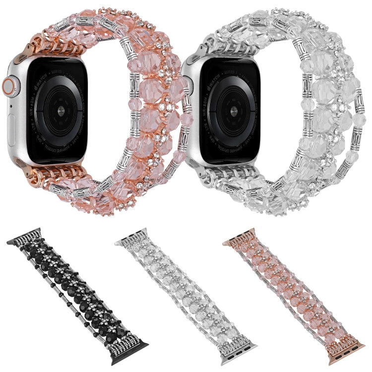 Cinturino per orologio con braccialetto di diamanti con perline, For Apple Watch 42mm, For Apple Watch 38mm
