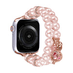 Cinturino per orologio con braccialetto di perle a doppia fila di perline, For Apple Watch Series 5 44mm, For Apple Watch Series 5 40mm, For Apple Watch Series 4 44mm, For Apple Watch Series 4 40mm, For Apple Watch Series 3 38mm                        ...
