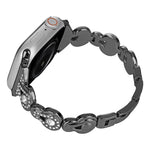 Cinturino per orologio in metallo con diamanti zucca, For Apple Watch SE 2023 44mm, For Apple Watch SE 2023 40mm, For Apple Watch Ultra 2 49mm, For Apple Watch Series 9 45mm