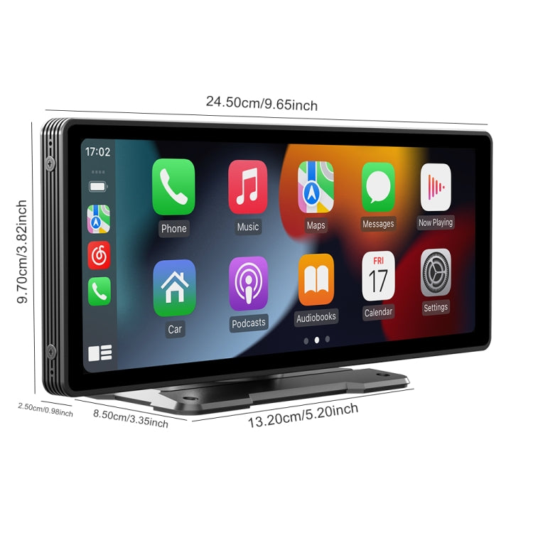 B5303 Lettore MP5 per auto portatile da 10,26 pollici Supporto CarPlay / Android Auto, B5303
