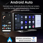 B5303 Lettore MP5 per auto portatile da 10,26 pollici Supporto CarPlay / Android Auto, B5303