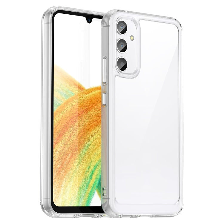 Custodia per telefono ibrida in TPU acrilico serie colorata, For Samsung Galaxy A15, For Samsung Galaxy A05s, For Samsung Galaxy A25 5G