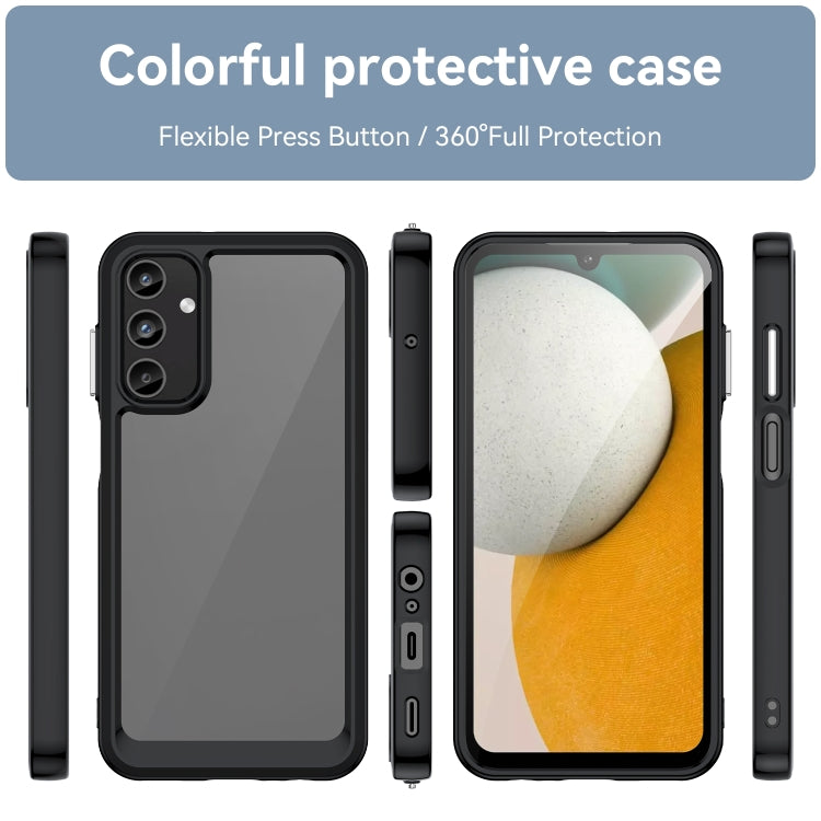 Custodia per telefono ibrida in TPU acrilico serie colorata, For Samsung Galaxy A15, For Samsung Galaxy A05s, For Samsung Galaxy A25 5G