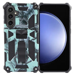 Cavalletto per armatura mimetica TPU + custodia magnetica per PC, For Samsung Galaxy S23 FE 5G, For Samsung Galaxy S24 Ultra 5G, For Samsung Galaxy A55, For Samsung Galaxy S24+ 5G, For Samsung Galaxy A35, For Samsung Galaxy S24 5G, For Samsung Galaxy A...