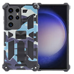 Cavalletto per armatura mimetica TPU + custodia magnetica per PC, For Samsung Galaxy S23 FE 5G, For Samsung Galaxy S24 Ultra 5G, For Samsung Galaxy A55, For Samsung Galaxy S24+ 5G, For Samsung Galaxy A35, For Samsung Galaxy S24 5G, For Samsung Galaxy A...