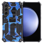 Cavalletto per armatura mimetica TPU + custodia magnetica per PC, For Samsung Galaxy S23 FE 5G, For Samsung Galaxy S24 Ultra 5G, For Samsung Galaxy A55, For Samsung Galaxy S24+ 5G, For Samsung Galaxy A35, For Samsung Galaxy S24 5G, For Samsung Galaxy A...