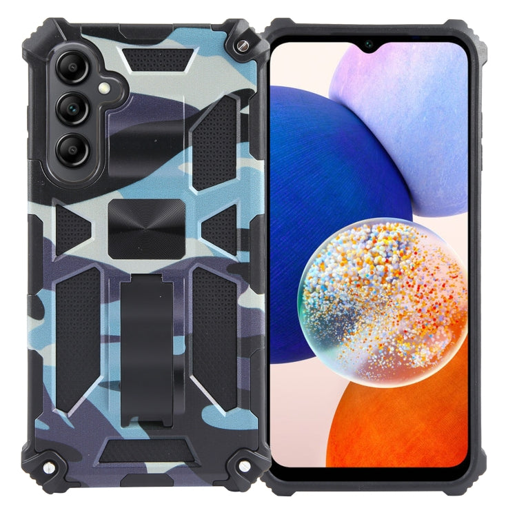 Cavalletto per armatura mimetica TPU + custodia magnetica per PC, For Samsung Galaxy S23 FE 5G, For Samsung Galaxy S24 Ultra 5G, For Samsung Galaxy A55, For Samsung Galaxy S24+ 5G, For Samsung Galaxy A35, For Samsung Galaxy S24 5G, For Samsung Galaxy A...