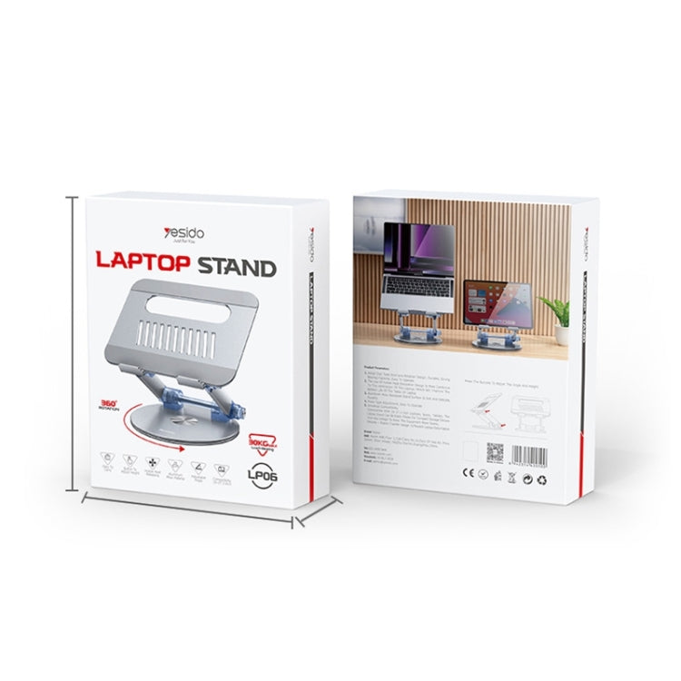 Supporto girevole pieghevole per laptop Yesido LP06, LP06