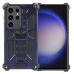 Custodia magnetica per telefono Armor antiurto in TPU + PC con supporto, For Samsung Galaxy S26+ 5G, For Samsung Galaxy S26 5G, For Samsung Galaxy S25 5G, For Samsung Galaxy S25+ 5G, For Samsung Galaxy S25 Ultra 5G, For Samsung Galaxy S24 Ultra 5G