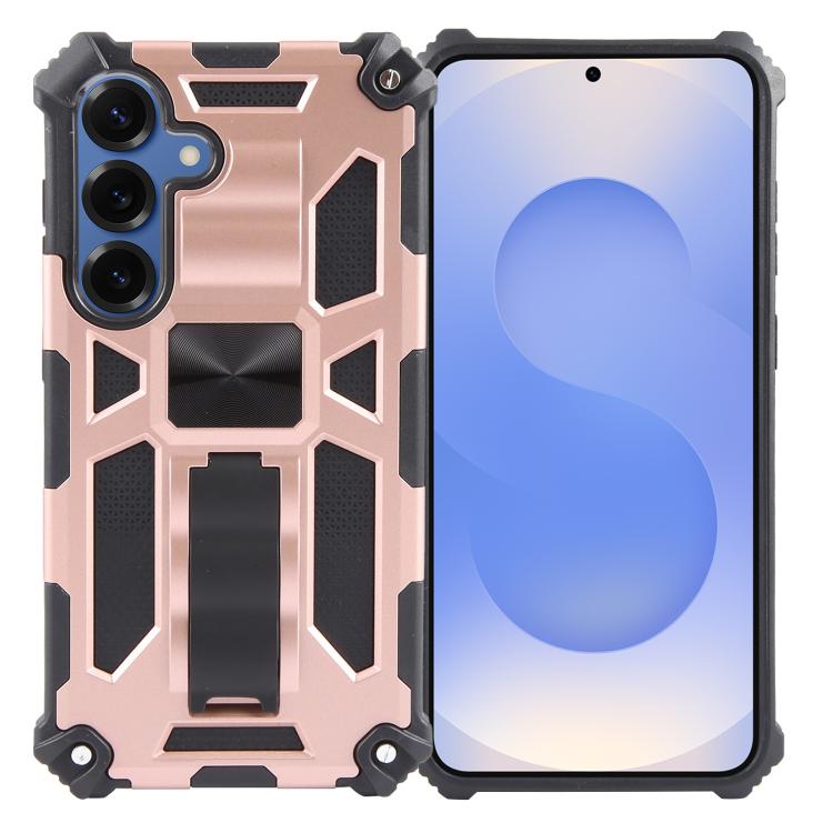 Custodia magnetica per telefono Armor antiurto in TPU + PC con supporto, For Samsung Galaxy S26+ 5G, For Samsung Galaxy S26 5G, For Samsung Galaxy S25 5G, For Samsung Galaxy S25+ 5G, For Samsung Galaxy S25 Ultra 5G, For Samsung Galaxy S24 Ultra 5G