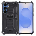 Custodia magnetica per telefono Armor antiurto in TPU + PC con supporto, For Samsung Galaxy S26+ 5G, For Samsung Galaxy S26 5G, For Samsung Galaxy S25 5G, For Samsung Galaxy S25+ 5G, For Samsung Galaxy S25 Ultra 5G, For Samsung Galaxy S24 Ultra 5G