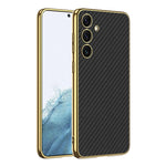 Custodia per telefono in TPU + pelle con placcatura GKK a copertura totale, For Samsung Galaxy S24 Ultra 5G, For Samsung Galaxy S24+ 5G, For Samsung Galaxy S24 5G