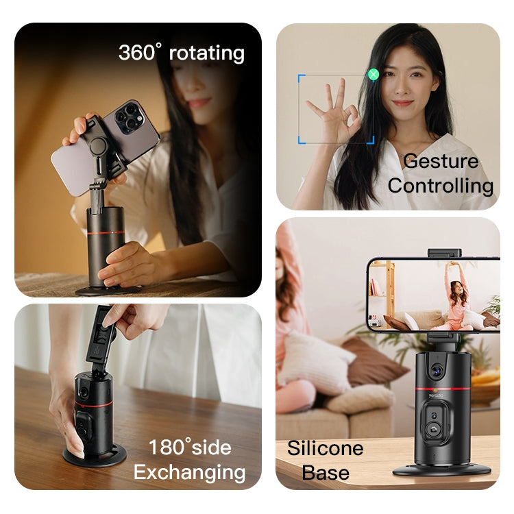YESIDO SF16 Staffa PTZ per rilevamento automatico del volto da 360 gradi Al, SF16