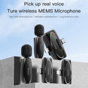 Microfono lavalier wireless YESIDO KR11 con ricevitore Type-C