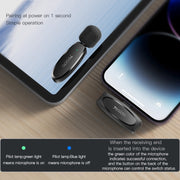 Microfono lavalier wireless KR12 con ricevitore 8 pin