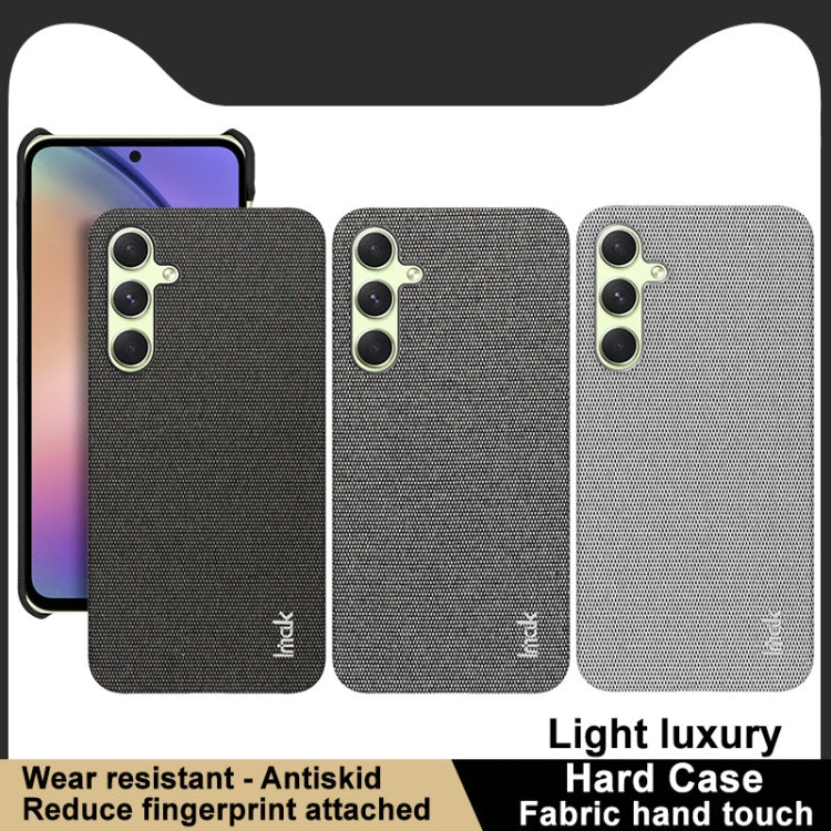 custodia per telefono PU + PC con texture in tessuto serie imak Ruiyi, For Samsung Galaxy A55 5G, For Samsung Galaxy A35 5G, For Samsung Galaxy S24 Ultra 5G, For Samsung Galaxy S24+ 5G, For Samsung Galaxy S24 5G, For Samsung Galaxy S23 FE 5G           ...