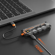 SW5H Docking station 5 in 1 da tipo C a PD+USB3.0+2xUSB2.0+HDMI HUB, SW5H