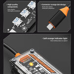 SW5H Docking station 5 in 1 da tipo C a PD+USB3.0+2xUSB2.0+HDMI HUB, SW5H