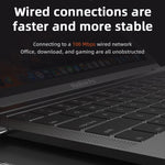 SW5R Docking station 5 in 1 da tipo C a PD+USB 3.0+USB 2.0+HDMI+RJ45 HUB, SW5R