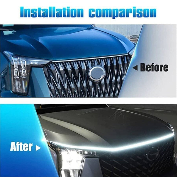 Striscia LED luce diurna auto 1.2m 1.5m 1.8m