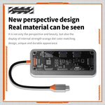 SW10V 10 in 1 da tipo C a PD+USB3.0+2xUSB2.0+HDMI+VGA+RJ45+1xSD/TF+Audio 3.5 HUB Docking Station, SW10V
