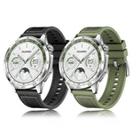 Cinturino per orologio in silicone intrecciato ibrido in nylon, dimensioni: 22 mm, For Huawei Watch GT4 46mm