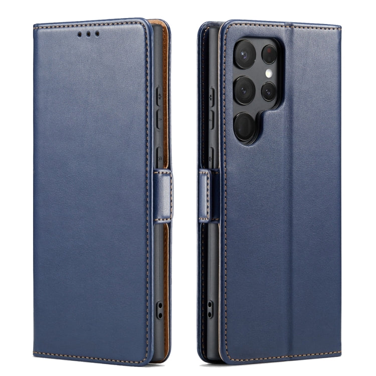 Custodia per telefono Fierre Shann PU in vera pelle con texture, For Samsung Galaxy A15 5G, For Samsung Galaxy A55 5G, For Samsung Galaxy A35 5G, For Samsung Galaxy S24 Ultra 5G, For Samsung Galaxy S24+ 5G, For Samsung Galaxy S24 5G