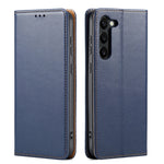 Custodia per telefono Fierre Shann PU in vera pelle con texture, For Samsung Galaxy A15 5G, For Samsung Galaxy A55 5G, For Samsung Galaxy A35 5G, For Samsung Galaxy S24 Ultra 5G, For Samsung Galaxy S24+ 5G, For Samsung Galaxy S24 5G