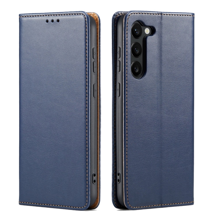 Custodia per telefono Fierre Shann PU in vera pelle con texture, For Samsung Galaxy A15 5G, For Samsung Galaxy A55 5G, For Samsung Galaxy A35 5G, For Samsung Galaxy S24 Ultra 5G, For Samsung Galaxy S24+ 5G, For Samsung Galaxy S24 5G