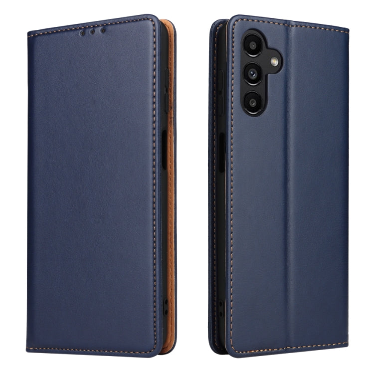 Custodia per telefono Fierre Shann PU in vera pelle con texture, For Samsung Galaxy A15 5G, For Samsung Galaxy A55 5G, For Samsung Galaxy A35 5G, For Samsung Galaxy S24 Ultra 5G, For Samsung Galaxy S24+ 5G, For Samsung Galaxy S24 5G