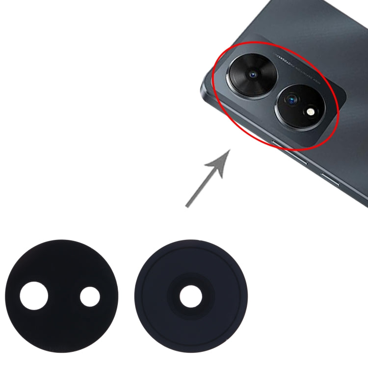 Rear camera lens, For vivo T2 India, For vivo V27, For vivo S16 Pro, For vivo S16