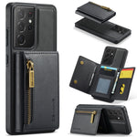 Custodia per telefono in pelle staccabile con scheda multipla RFID serie DG.MING M5, For Samsung Galaxy S22 Ultra, For Samsung Galaxy S22+, For Samsung Galaxy S22, For Samsung Galaxy S21 Ultra