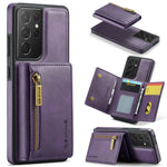 Custodia per telefono in pelle staccabile con scheda multipla RFID serie DG.MING M5, For Samsung Galaxy S22 Ultra, For Samsung Galaxy S22+, For Samsung Galaxy S22, For Samsung Galaxy S21 Ultra