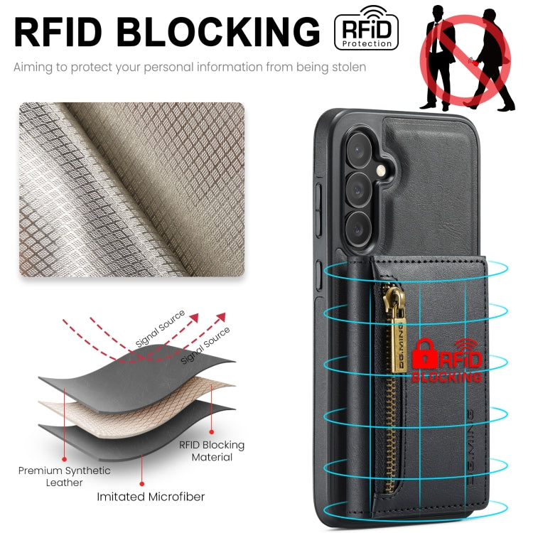 Custodia per telefono in pelle staccabile con scheda multipla RFID serie DG.MING M5, For Samsung Galaxy S23 FE 5G, For Samsung Galaxy S23 Ultra, For Samsung Galaxy S23+, For Samsung Galaxy S23