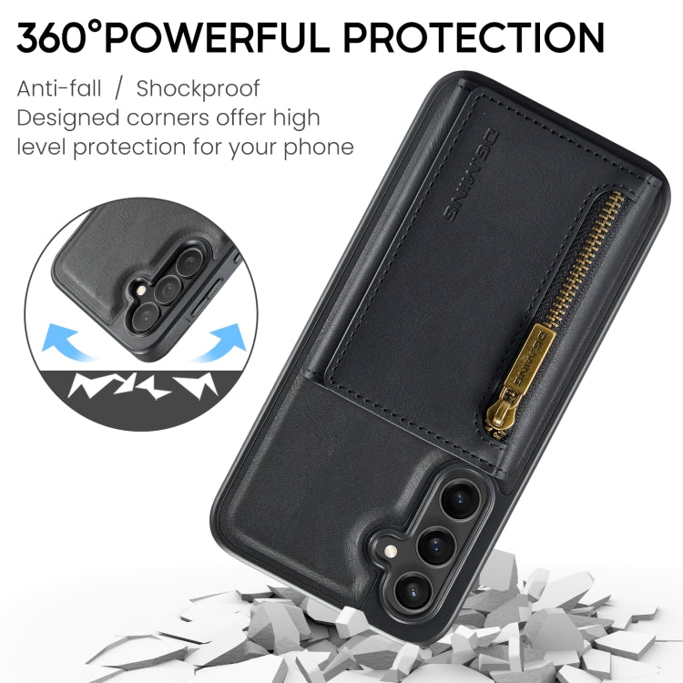Custodia per telefono in pelle staccabile con scheda multipla RFID serie DG.MING M5, For Samsung Galaxy S23 FE 5G, For Samsung Galaxy S23 Ultra, For Samsung Galaxy S23+, For Samsung Galaxy S23
