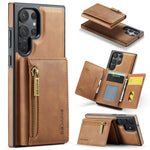 Custodia per telefono in pelle staccabile con scheda multipla RFID serie DG.MING M5, For Samsung Galaxy S22 Ultra, For Samsung Galaxy S22+, For Samsung Galaxy S22, For Samsung Galaxy S21 Ultra