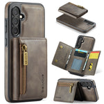 Custodia per telefono in pelle staccabile con scheda multipla RFID serie DG.MING M5, For Samsung Galaxy S24 FE 5G, For Samsung Galaxy S24 Ultra 5G, For Samsung Galaxy S24+ 5G, For Samsung Galaxy S24 5G