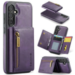 Custodia per telefono in pelle staccabile con scheda multipla RFID serie DG.MING M5, For Samsung Galaxy S24 FE 5G, For Samsung Galaxy S24 Ultra 5G, For Samsung Galaxy S24+ 5G, For Samsung Galaxy S24 5G
