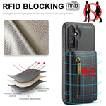 Custodia per telefono in pelle staccabile con scheda multipla RFID serie DG.MING M5, For Samsung Galaxy S24 FE 5G, For Samsung Galaxy S24 Ultra 5G, For Samsung Galaxy S24+ 5G, For Samsung Galaxy S24 5G