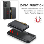 Custodia per telefono in pelle staccabile con scheda multipla RFID serie DG.MING M5, For Samsung Galaxy S24 FE 5G, For Samsung Galaxy S24 Ultra 5G, For Samsung Galaxy S24+ 5G, For Samsung Galaxy S24 5G