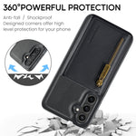 Custodia per telefono in pelle staccabile con scheda multipla RFID serie DG.MING M5, For Samsung Galaxy S24 FE 5G, For Samsung Galaxy S24 Ultra 5G, For Samsung Galaxy S24+ 5G, For Samsung Galaxy S24 5G