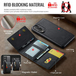 Custodia per telefono in pelle staccabile con scheda multipla RFID serie DG.MING M5, For Samsung Galaxy S25 Edge 5G, For Galaxy S25 5G, For Galaxy S25+ 5G, For Samsung Galaxy S25 Ultra 5G