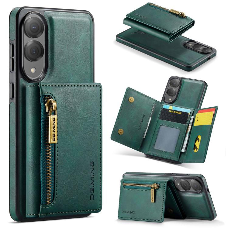 Custodia per telefono in pelle staccabile con scheda multipla RFID serie DG.MING M5, For Samsung Galaxy S25 Edge 5G, For Galaxy S25 5G, For Galaxy S25+ 5G, For Samsung Galaxy S25 Ultra 5G