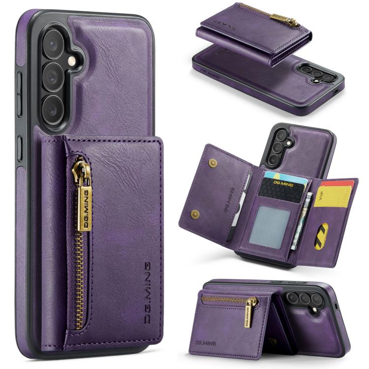 Custodia per telefono in pelle staccabile con scheda multipla RFID serie DG.MING M5, For Galaxy S26+ 5G, For Galaxy S26 Ultra 5G, For Galaxy S26 5G, For Samsung Galaxy S25 FE 5G